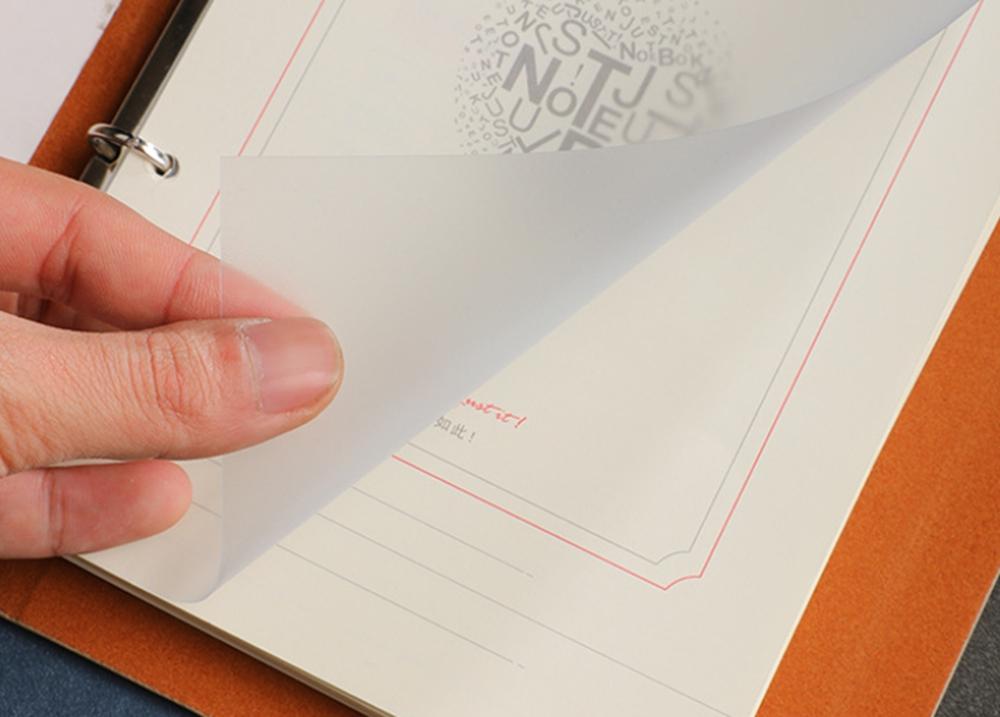 Custom Logo A5 PU Leather 6 Ring Binder Planner Refillable Lined Paper Card Slots Magnetic Loose-leaf Buckle Notebook Gift