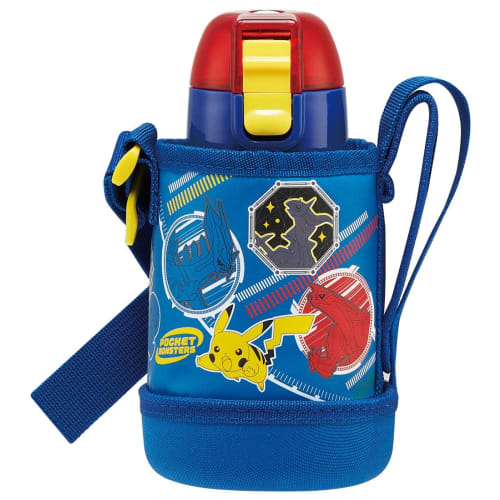 Skater Water Bottle 400ml Stainless Steel Pokemon Kids with Cover KSTCH4-A
