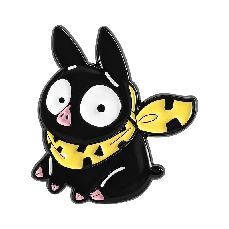 

Japanese Anime Characters Enamel Pins Cute Girl Black Pig Brooches Lapel Badges Clothes Cartoon Jewelry Gift for Fans Friends
