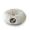 Foldable Plush Cat Tunnel Bed – All-Season Warm Nest for Kittens