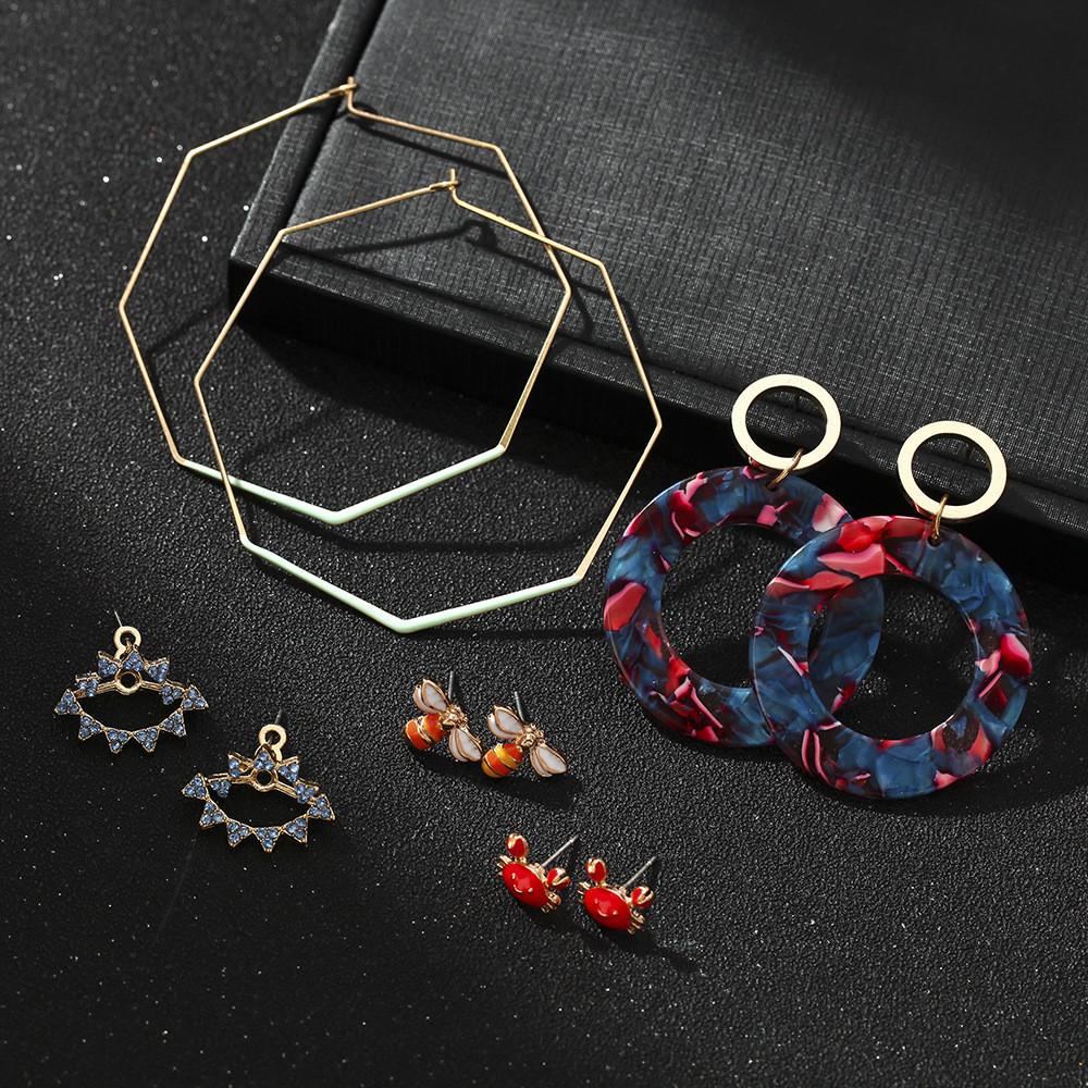 Cute Insect Alloy Earrings For Women Adorable Fashionable Ethnic Style Jewelry