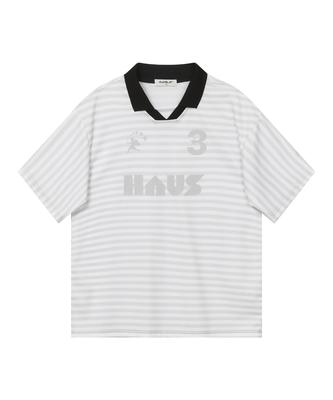 BAUF Haus Striped Jersey T-Shirt [Gray]