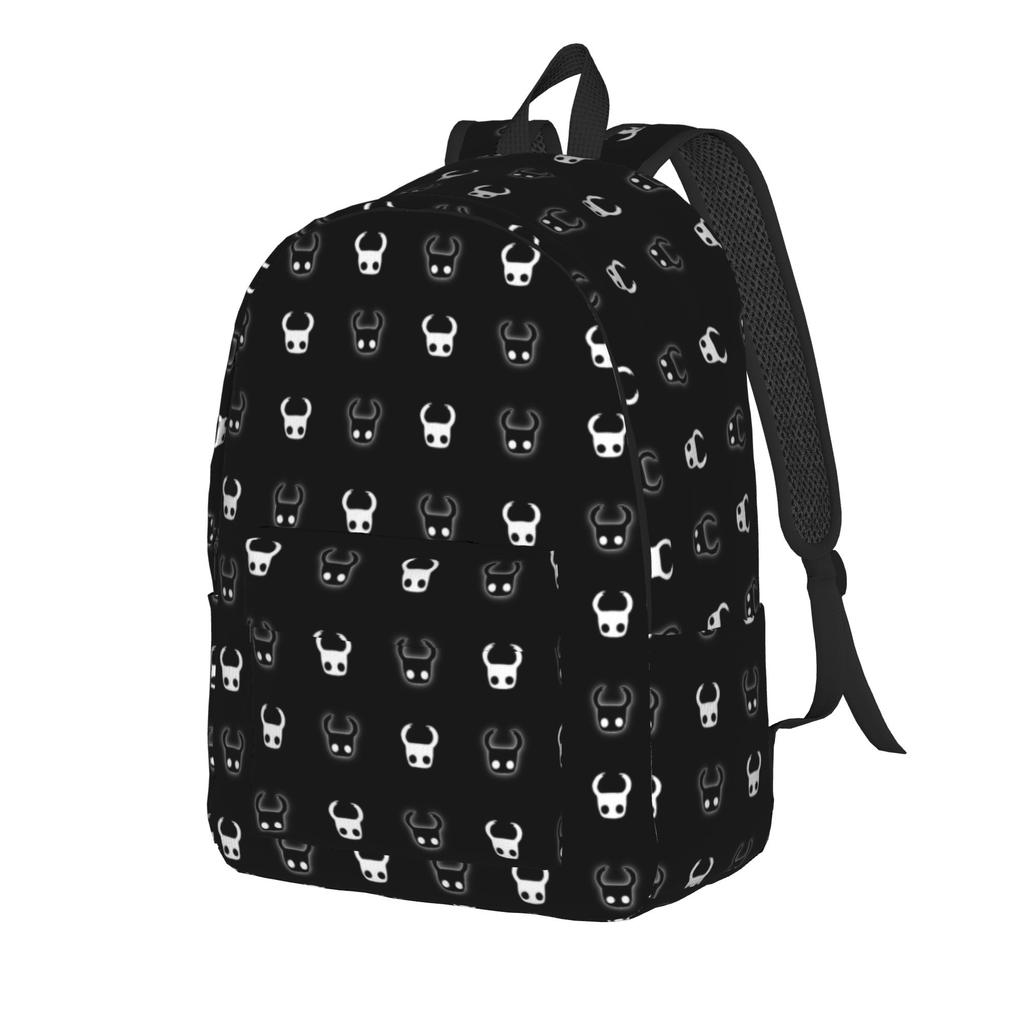 Hollows Knight Schatten Rucksack für Männer Frauen Teenager Student Arbeit Daypack Spiel Cartoon College Leinwandtaschen Sport