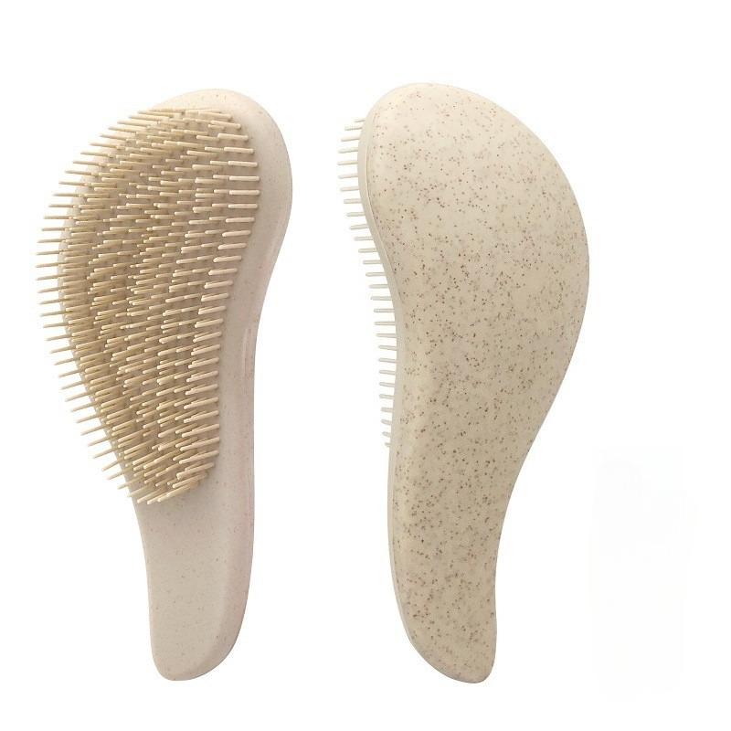 1PC Magic Detangling Hair Brush Soft Wheat Straw Scalp Massage Comb Anti-static Gentle Grooming Brush Salon Hair Styling Tools