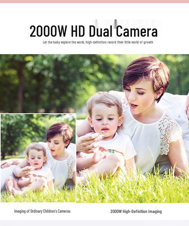 X5S 2.0-inch 20MP Dual Camera Kids' Mini Digital Camera with IPS Screen