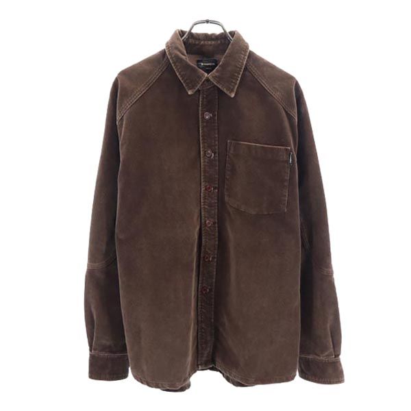 freshjive Long sleeve Corduroy shirt M tea Men's Used