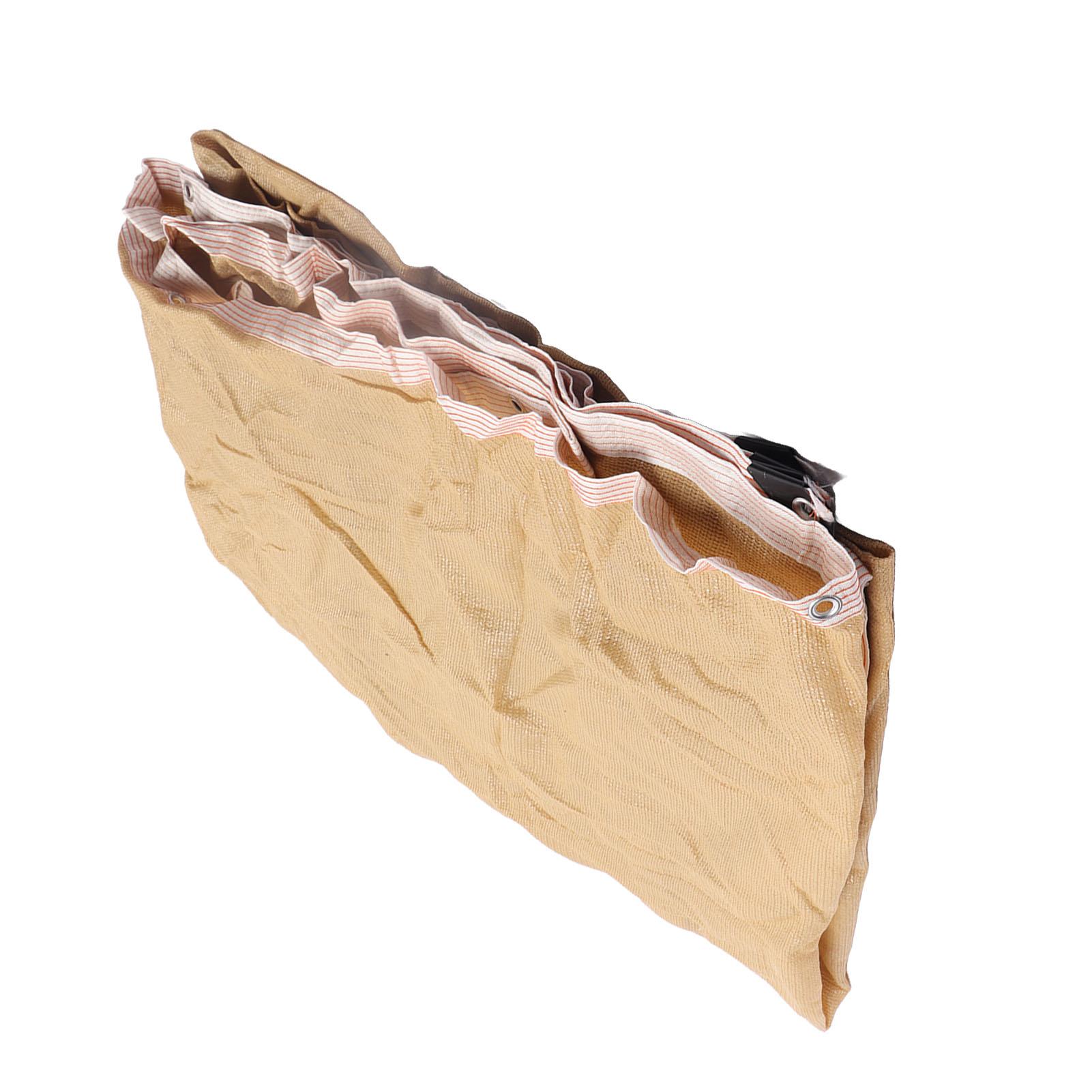 Outdoor Sun Shade Screen Cloth Yellow Garden Sun Shade Screen Sunshade Block Mesh 4x3 Meter