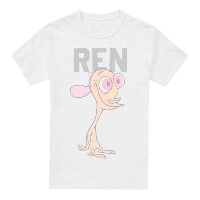 Ren & Stimpy Herr College T-shirt