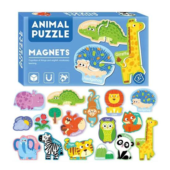 1 Set Bokstäver Siffror Kylskåpsmagnet Småbarn Djur Grönsak Fordon ABC Förskoleinlärning Kylskåpsmagneter Pedagogisk Leksak