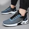 Summer Men Running Sneakers Breathable Flying Stitch Lace-up Platform Casual Sneaker Man Non Slip Trainers Zapatillas De Deporte