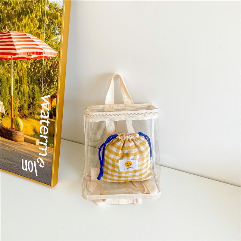 Charming Jelly Backpack For Kids With Breathable Durable Design Perfect For School And Outdoor Adventures Available In Soft Colors