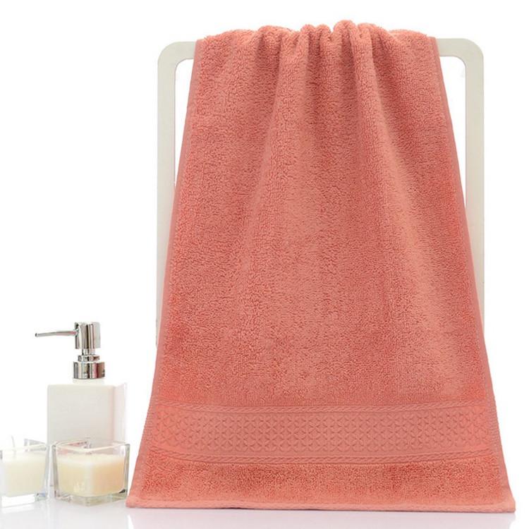 Embroidered Cotton Towel Set - Hand, Bath, & Face Towels (34x74cm)