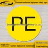 Self-Adhesive Grounding Phase Sequence Warning Label for Electrical Equipment