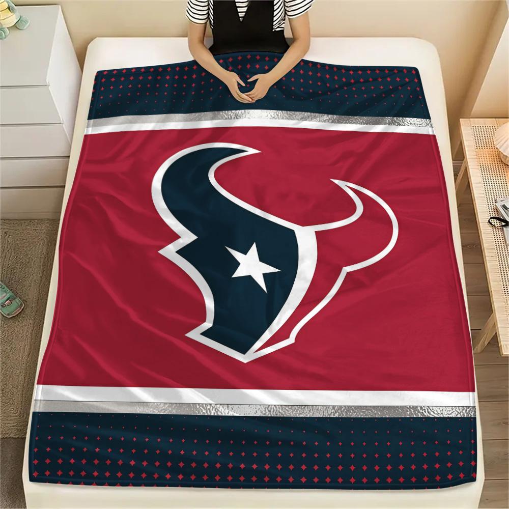 Houston Texans2 Flannel Blanket, High quality Comfortable for All Seasons, Home Decor, Warmth and Comfort