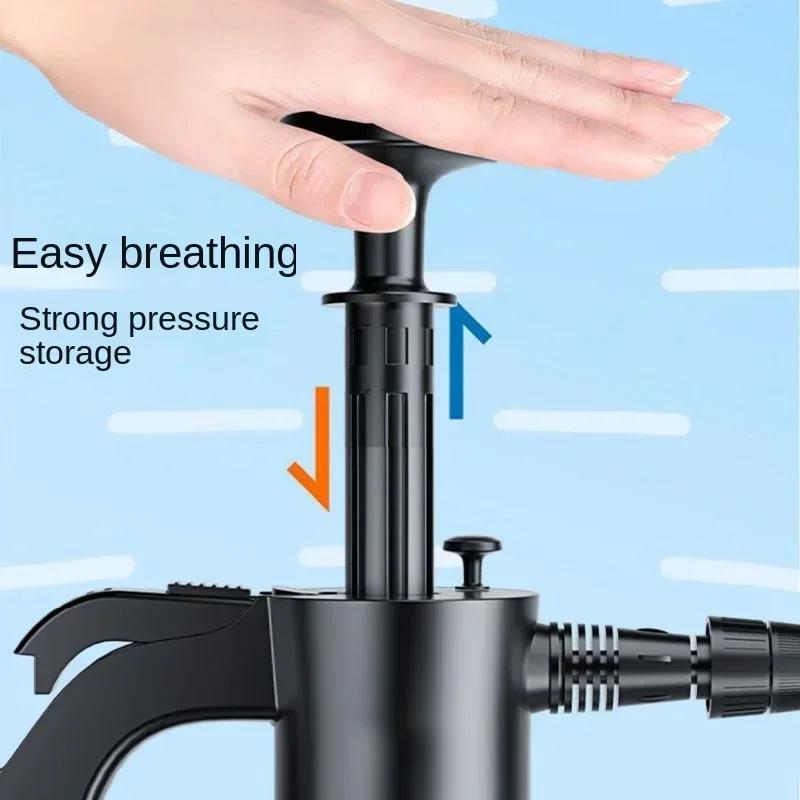 2L Household Gardening Watering Spray Can Acid and Alkali Resistant Manual Pressurized Foaming Air Pressure Car Washing Foam Pot