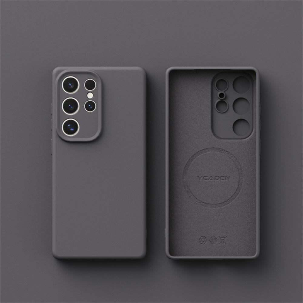 Oryginalny Miękki Płynny Silikon do Etui Magsafe dla Samsung Galaxy S26 S25 S24 S23 S22 Ultra Plus Magnetyczny Pokrowiec do Ładowania Bezprzewodowego
