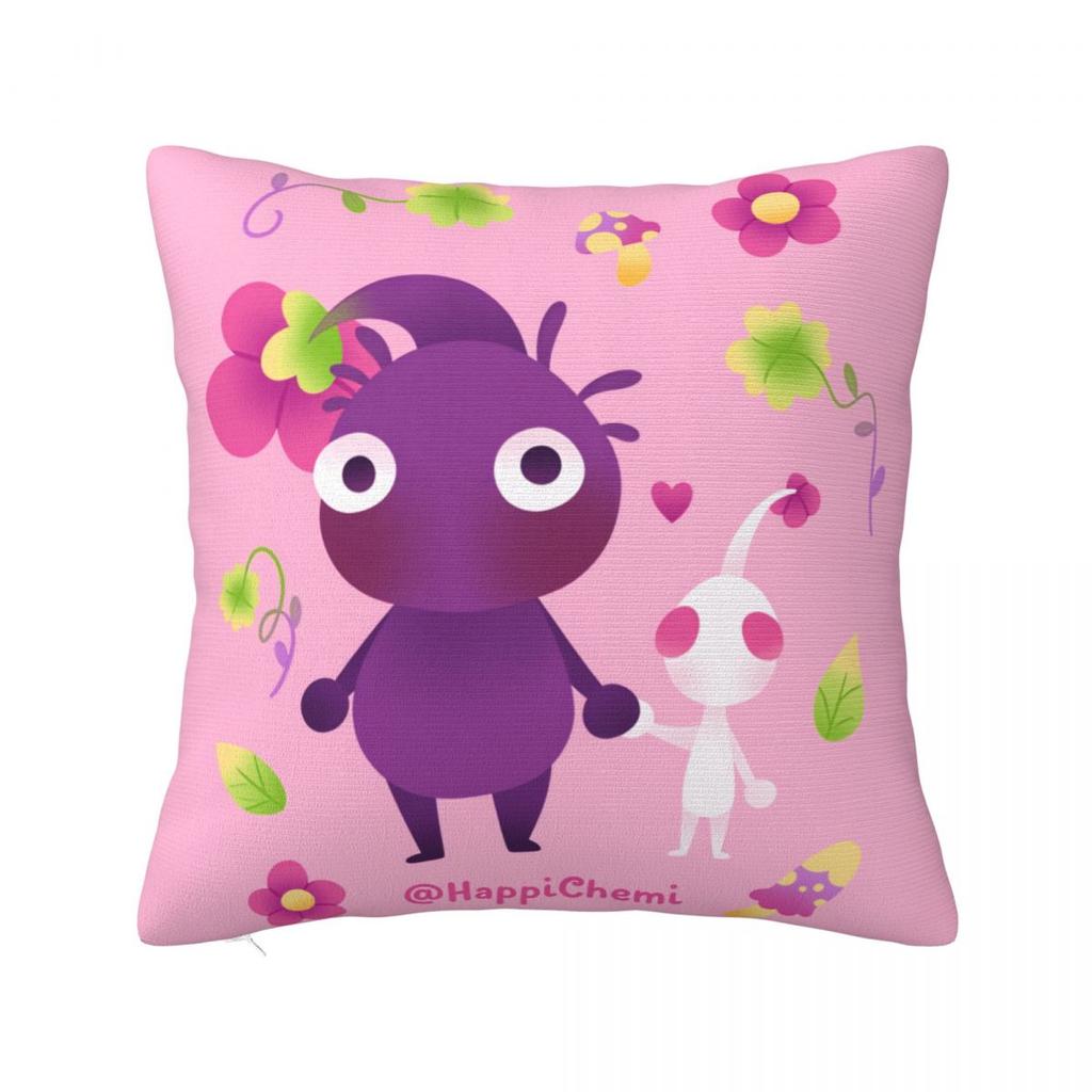 All Pikmin Pillow Case Cushion Cover Square Pattern Pillow Cover Kawaii Pillowcases For Sofa Home Decoration