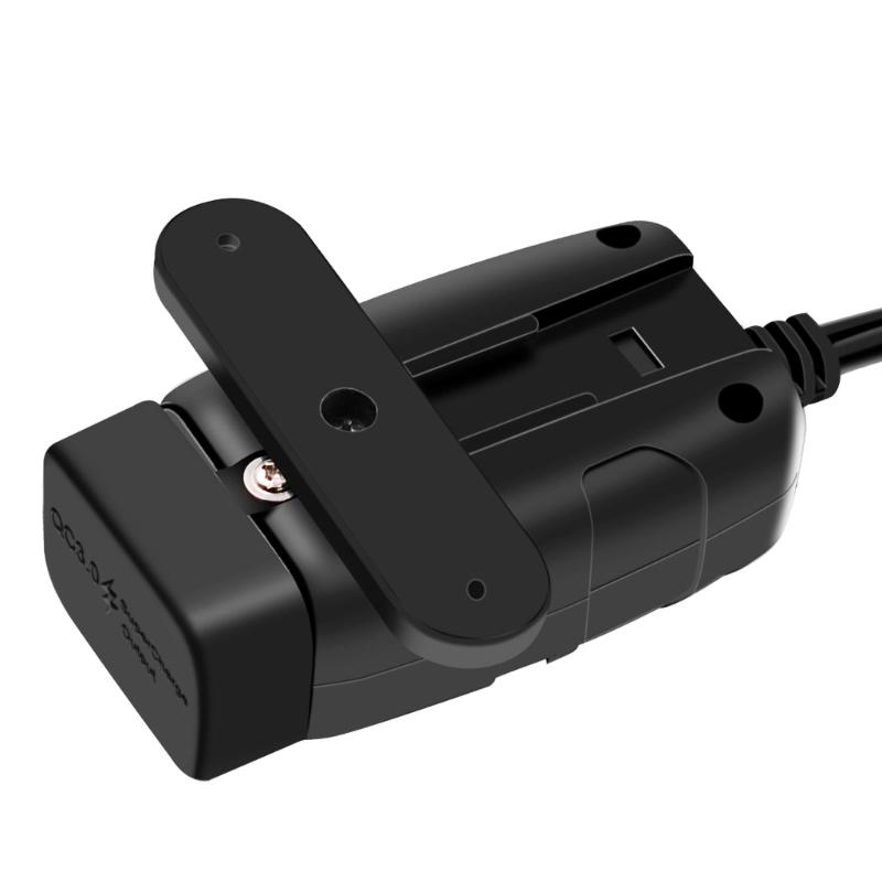 Motorcycle-Charging Socket USB Outlet DC12-24V 30W PD USB-C 18W QC3.0 Power Outlet Dustproof Phone Charger-for Motocross