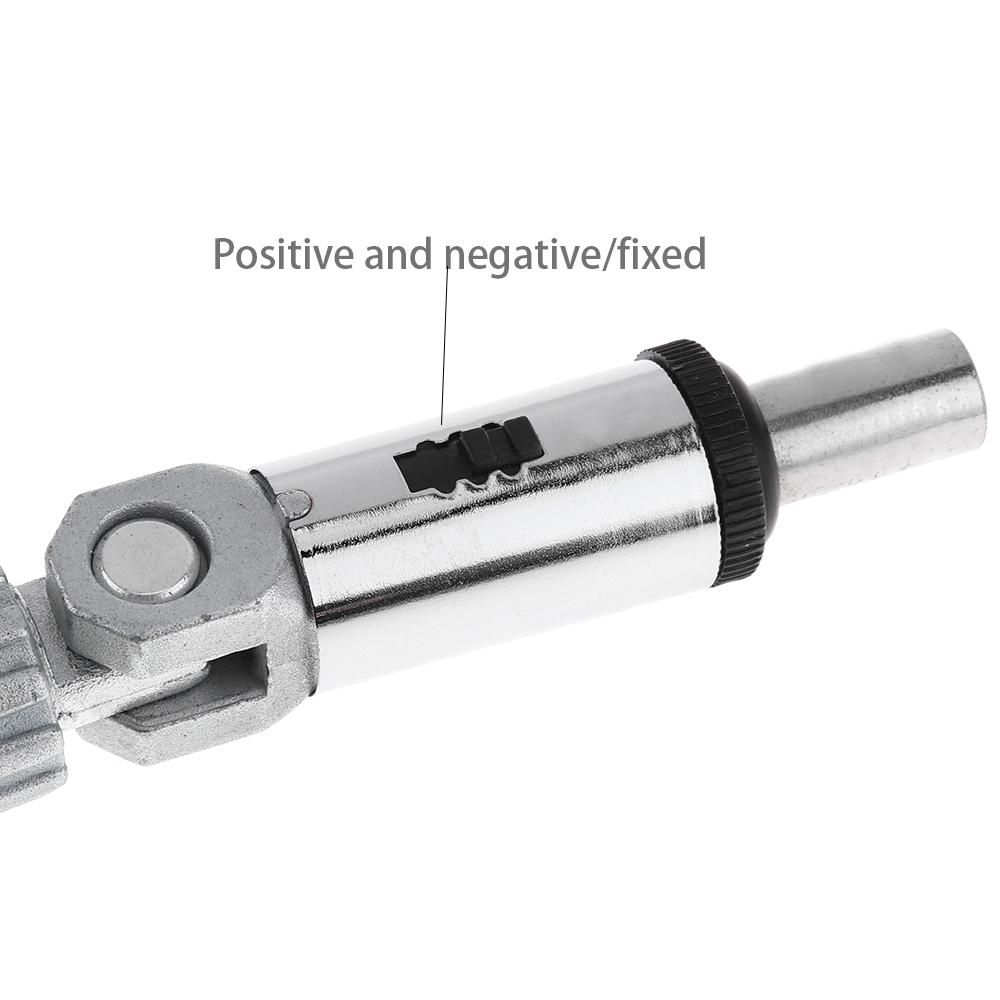 0-180 Degrees Multifunctional Ratchet Screwdriver Wrench with 1/4 Inch Inner Hexagon Interface