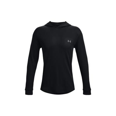 Waffel-Hoodie Langarm-Pullover Herren-Oberteile Schwarz 1302362-001