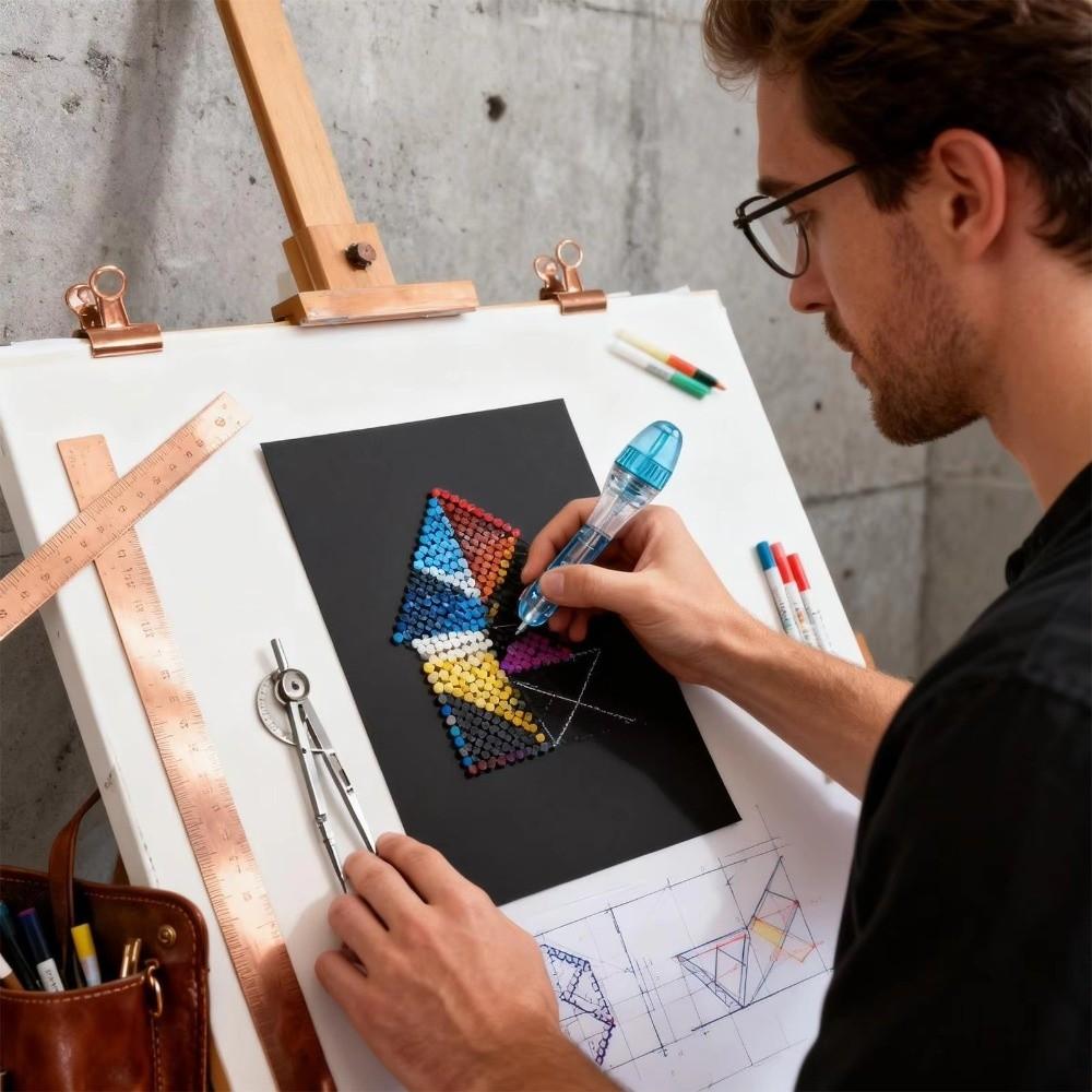 2,6mm Spitze Perlenplatzierstift Druck Bastelhersteller Perler Hama Perlen Stift DIY Perlen Bastelprojekte Automatisches Perlenplatzierwerkzeug