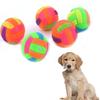 Fußballform Leuchtende Bälle LED-Licht Quietschender Hüpfball Haustier Hund Blinkendes Spielzeug Lustiges Kinderspielzeug Interaktive Hunde Katzen Kauspielzeug