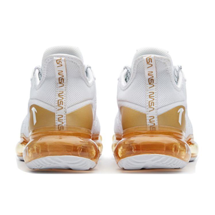 Anta NASA X SEEED Comfortable Fabric Synthetic Leather Shock Absorbing Non-Slip Breathable Lightweight Rebound Low-Top Running Shoes 91835500-6