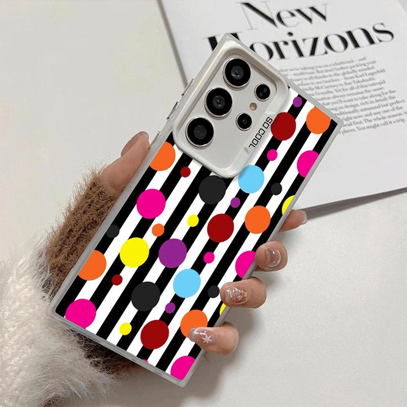 Polka Dots Art Fashion Desgin Shockproof Phone Case for Samsung Galaxy S26 Edge S25 Ultra S24 FE S23 Plus S21 Cover Anti Fall Fu