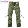 Cozy Up Pantalones cargo de primavera para hombre, pantalones militares de color caqui para hombre, pantalones tácticos casuales de algodón, muchos bolsillos, pantalones cargo casuales resistentes al agua y al desgaste
