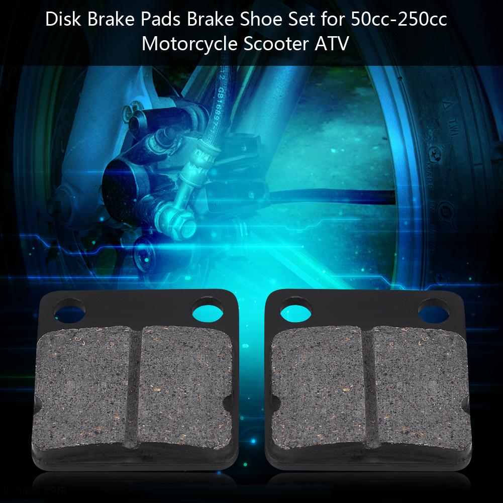 1 Set of Semi Metallic Disk Brake Pads Brake Shoe Set for 50cc 250cc Motorcycle Scooter ATV