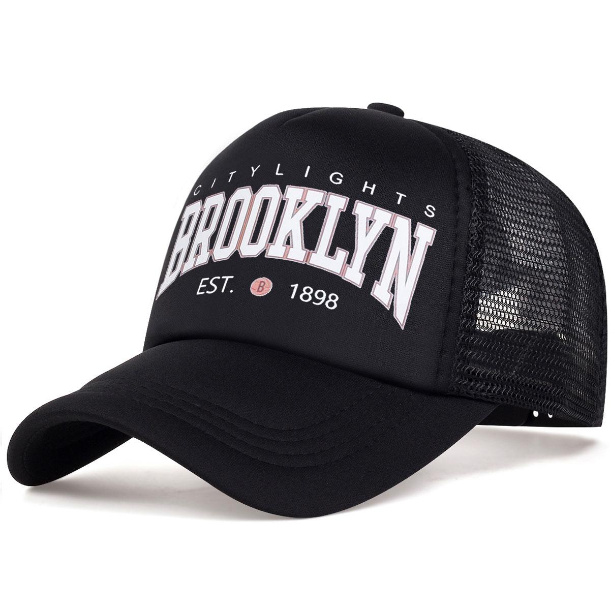 

Летняя бейсболка с буквенным принтом, дышащая, регулируемая, сетчатая, кепка в стиле хип-хоп, кепка для спорта на открытом воздухе, кепка для пешего туризма, кепка дальнобойщика, дизайнерская кепка