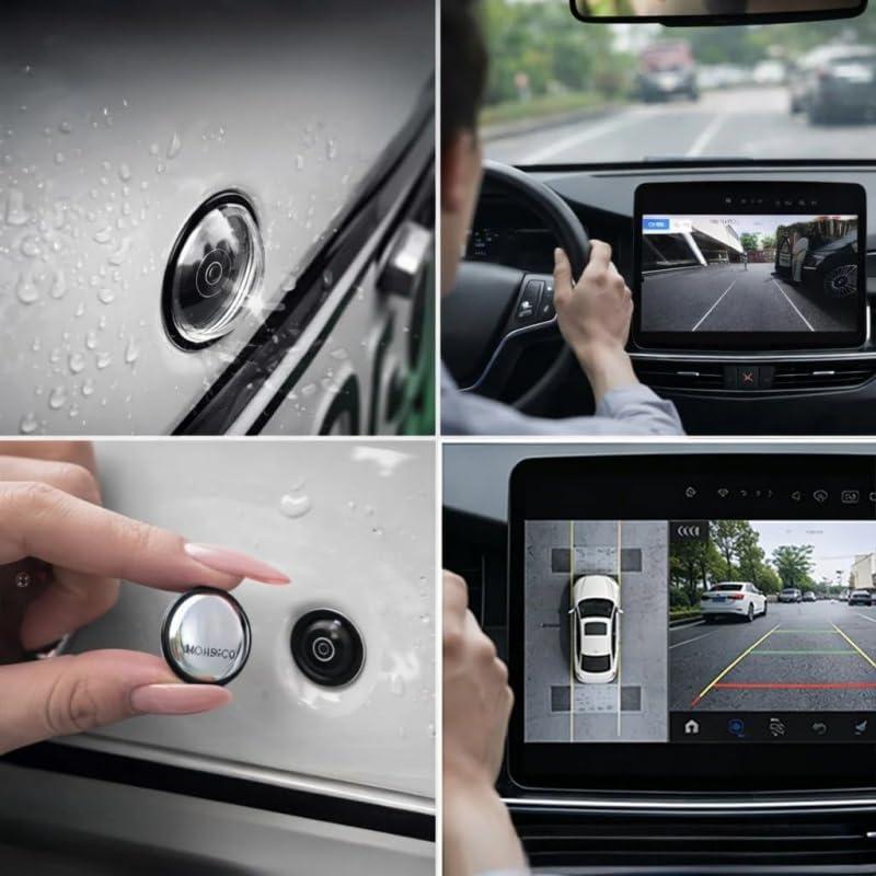 2/4PCS Universal Car Camera Lens Protector Anti Scratch Waterproof Car Rear View Backup Camera Cover for Car Accessorie