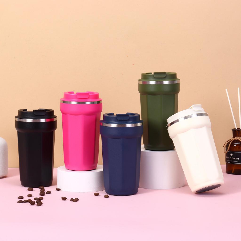 Custom Logo Steel Coffee Mug Vacuum Bottle with Gift Box for Corporate Office Promotional Use in Europe USA