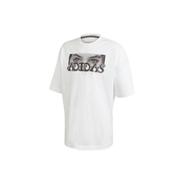 adidas LOOSE TEE M Sports Short Sleeve White Men s GQ0546 L