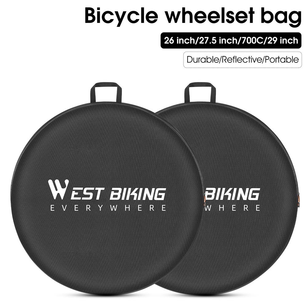 Bike Wheel Bag MTB Road Bike Wheel Storage Bag Portable Storage Bag for 26-29in Bicycle Wheel Large