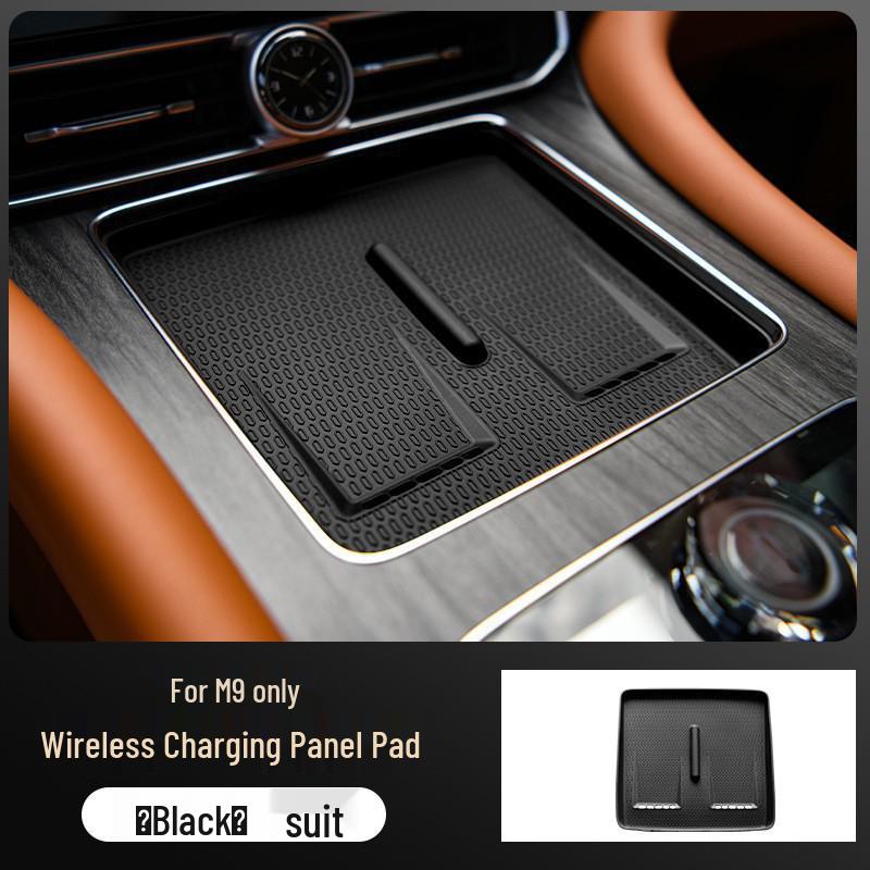AITO M9 Silicone Anti-slip Wireless Charging Pad for Car Interior Modification