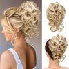 Messy Curly Donut Hair Bun Updo With Elastic Band, Synthetic Hair Bun Hair Extension Piece Suitable For Women Hair Accessories