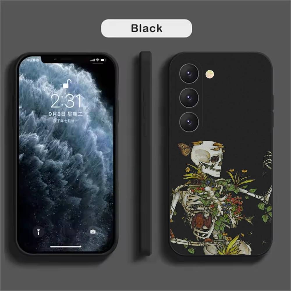 Skull Skeleton GrimReaper Phone Case For Samsung Galaxy A52 A42 A32 A22 A12 A02S A72 A73 A51 A41 A31 A21S A71 A40 A30S A20S SamsungA51