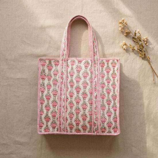 Shoulder Bag usalover925 Multicolor Quilted Cotton Hand Printed Shoulder Bags 150