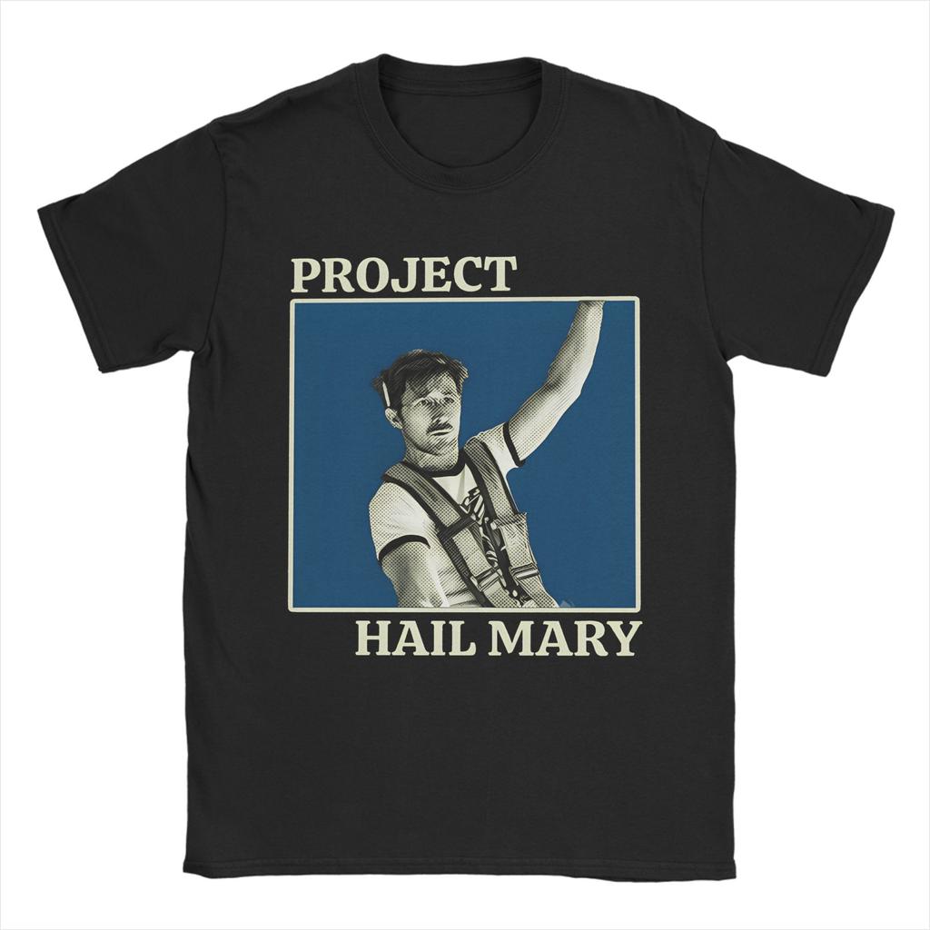 Unisex Project Hail Mary T Shirts  Cotton Clothing Summer Y2K Fun ShortSleeve TShirt Round Neck Harajuku Casual Tshirt Large Size