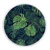 Asciugamano da Spiaggia Rotondo con Foglie Tropicali e Fiori in Microfibra per Soggiorno Decorazioni per la Casa Asciugamani da Bagno Stile Boho