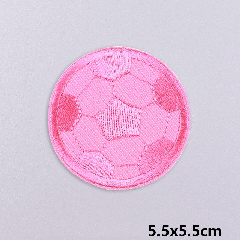 Cartoon Football Embroidery Patch Iron On Patches For Clothing Thermoadhesiv Patches On Clothes DIY Sewing Decorate Applique