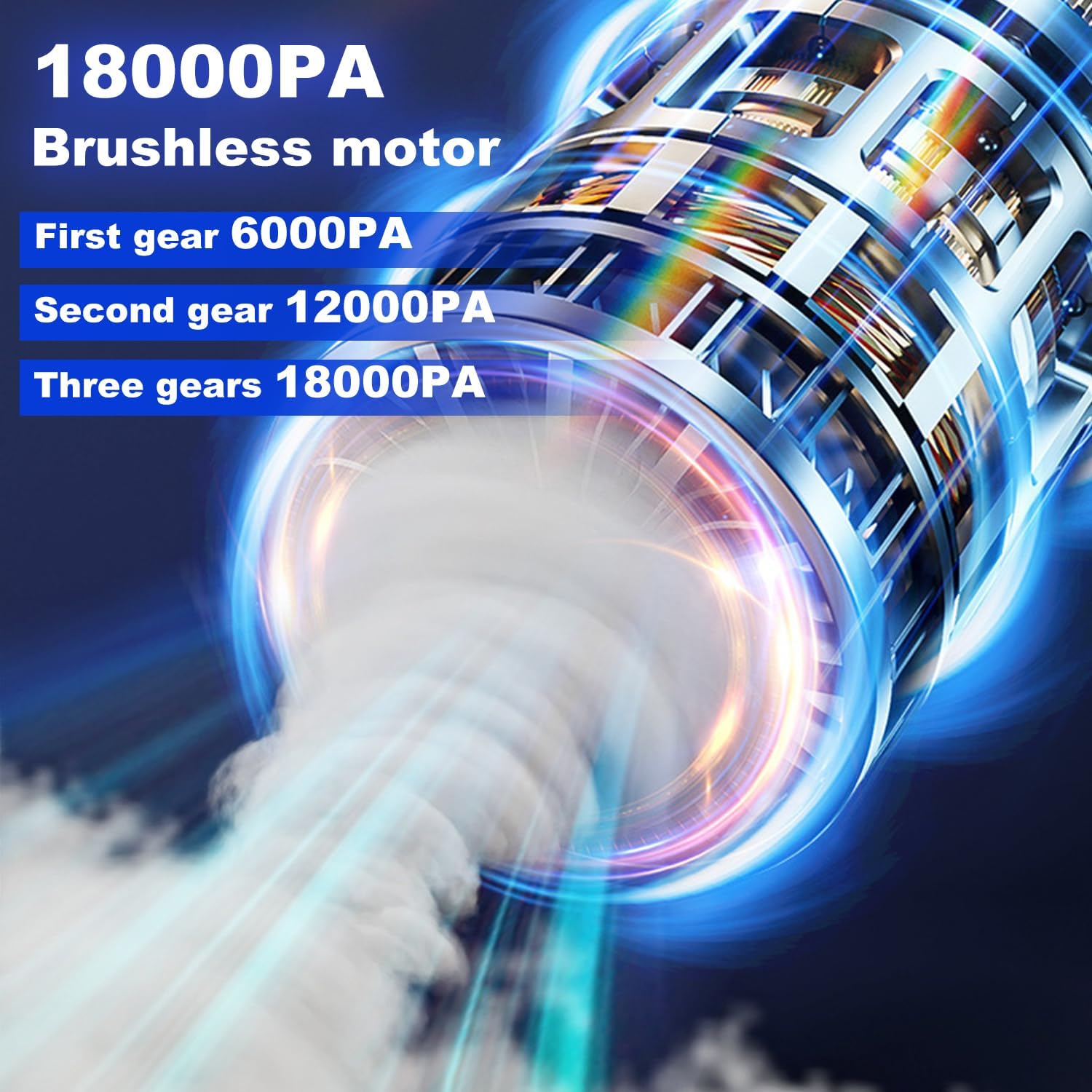 

Portable Car Vacuum 18000PA 3-in-1 Cordless Mini Vacuum Cleaner for Car Home Office (Purple) United States