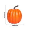 Seasonal Fall Accent Piece with Realistic Ridges and Curved Stem, Harvest Styling for Shelves, Entryway Tables, Trays, and Windowsills