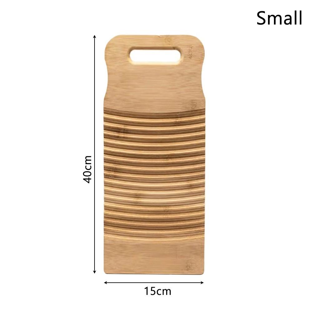 1Pcs Durable Bamboo Wood Clothes Washboard Portable Antislip Hand Wash Board Household Laundry Washing Scrub Board For Women