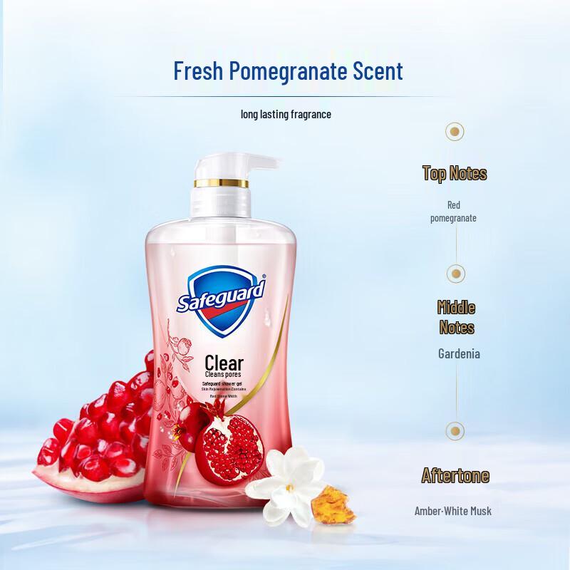 Safeguard Red Pomegranate Purifying Body Wash