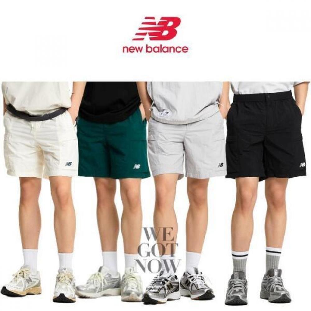 

New Balance Uni Nbsc 4.5 Части тканые короткие брюки Nbnve22513 light gray/80(M)