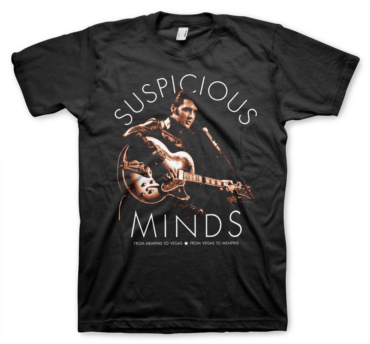 Licence Officielle Elvis Presley Suspectes Minds Homme T-SHIRT S-XXL Tailles XXL