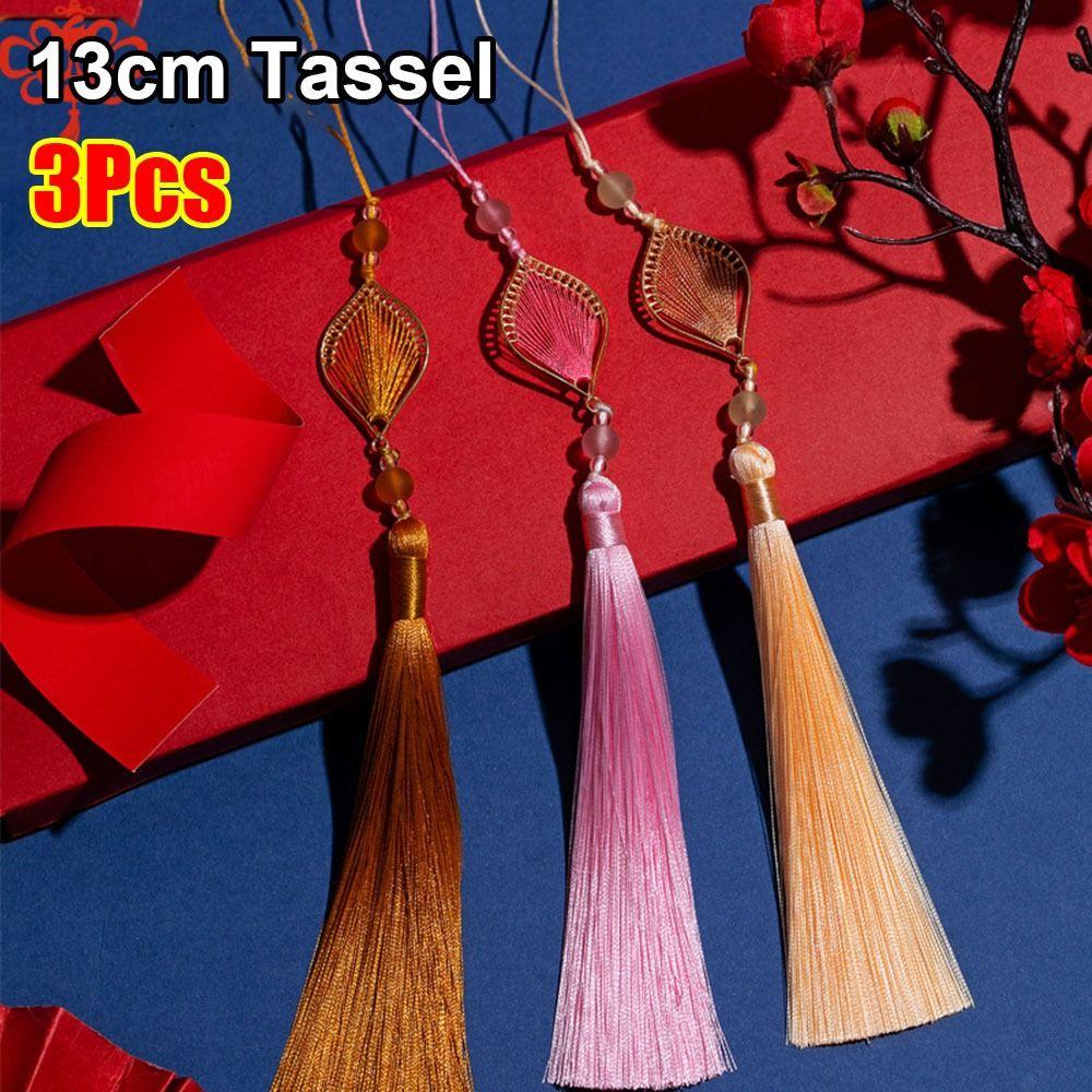 

3 шт. М яка тонка підвіска з бахромою, поліестерова нитка, прикраса у формі листка, нова сумочка, прикраси для дому 3Pcs Black