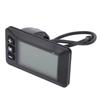 Electric Bike LCD Display Panel with G51 6P Water Proof Connector Speed Battery Level Display for Scooter Cycling